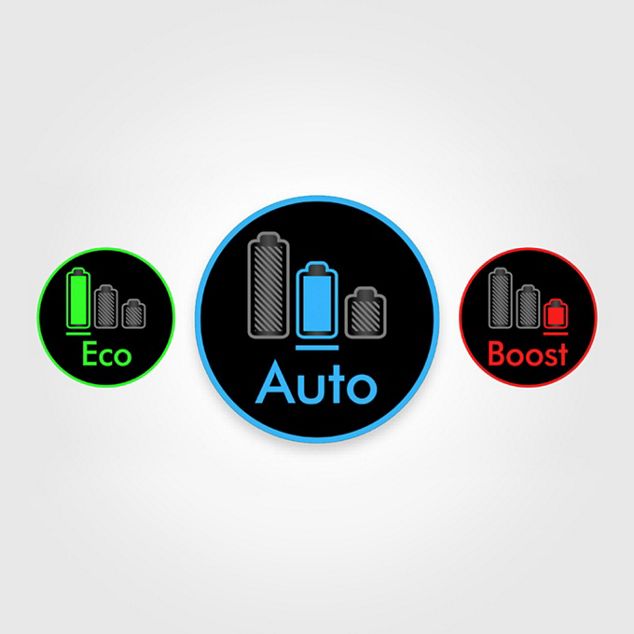 Une main appuyant sur le bouton d’alimentation du V15s. Une main appuyant sur le bouton d’alimentation du V15s.