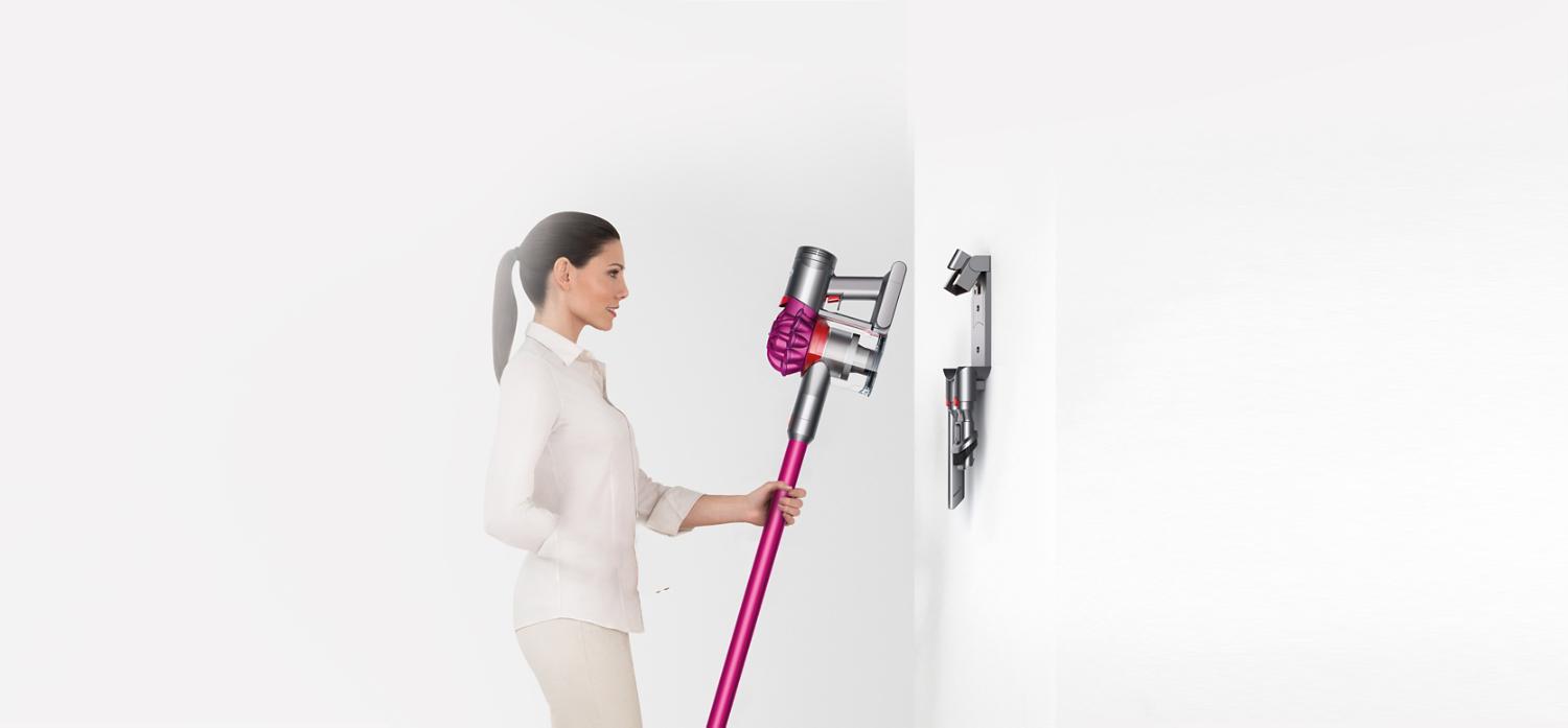 Dyson vacuum wall-mounted dock