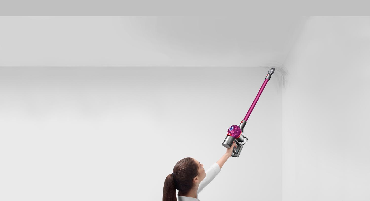 Model using Dyson cord-free vacuum
