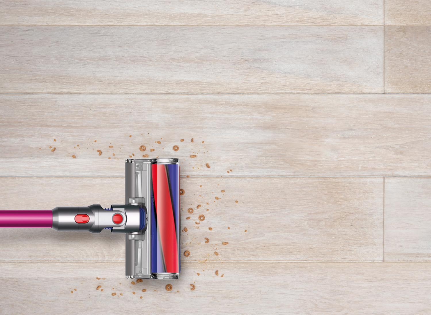 Dyson cleaner head on hard floor