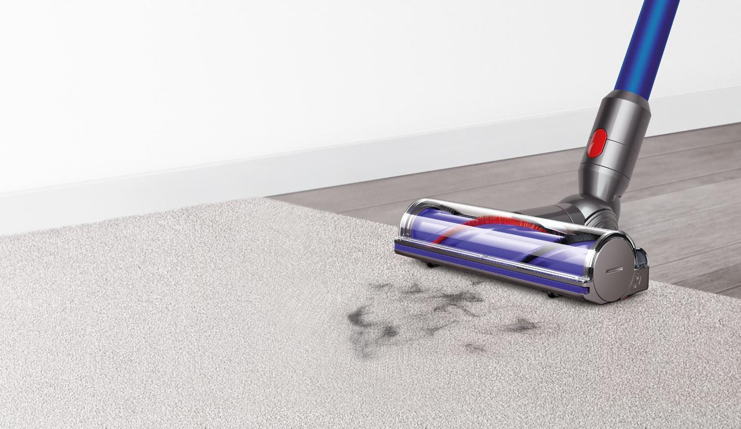 Dyson cleaner head on carpet