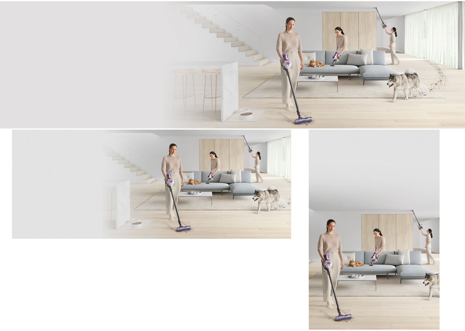Dyson V8 Absolute Silver Nickel