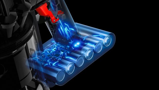 Cutaway of Dyson V8 vacuum battery