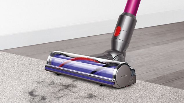 Dyson V8 Elektrobürste mit Direktantrieb auf Teppich- und Hartboden