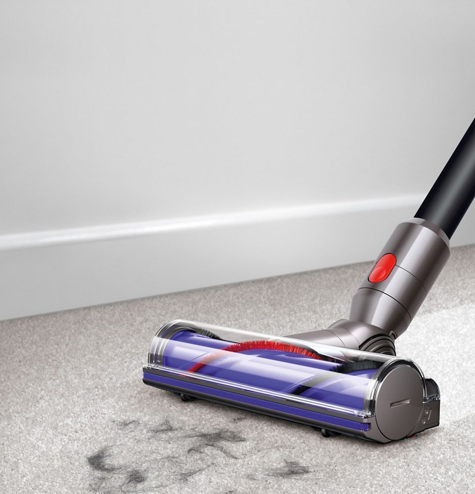 Vacuum head on carpet