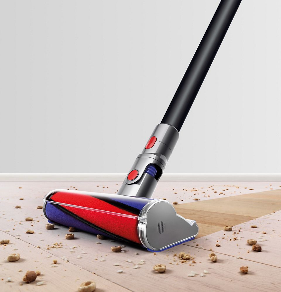 Vacuum head on carpet