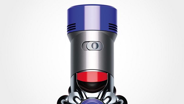 Close-up on Dyson power mode button