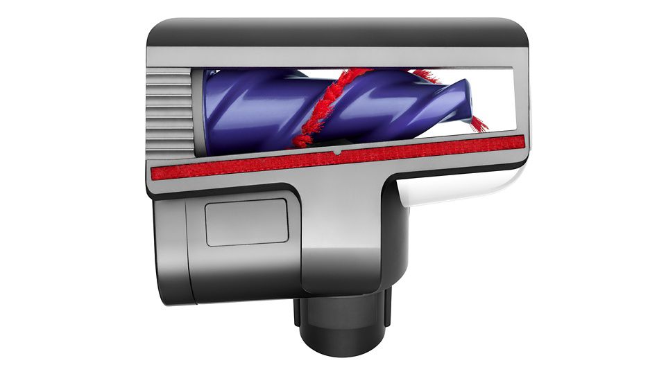 Close-up of the Dyson Hair tool brush bar