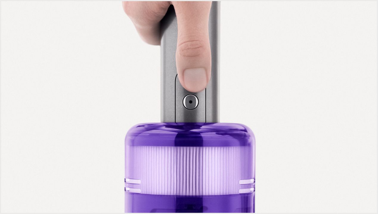 Dyson Omni-glide vacuum button contols