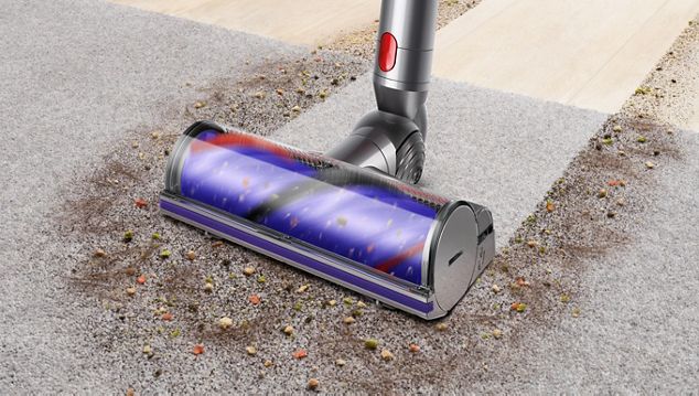 Spazzola Motorbar che pulisce diverse tipologie di pavimenti