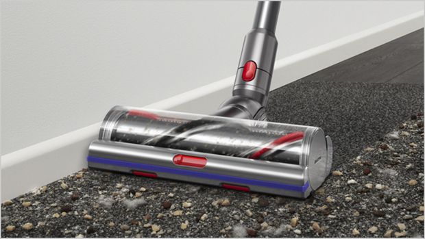 Sassiminekuvastase tehnoloogiaga Digital Motorbar™ puhastuspea läbilõige