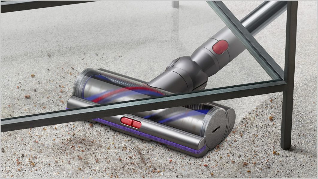 Spazzola digital motorbar che pulisce il tappeto