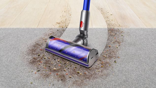 Brosse High Torque passant d’un sol dur à une moquette