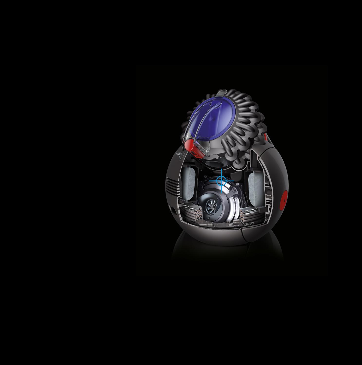 Ball housing cutaway