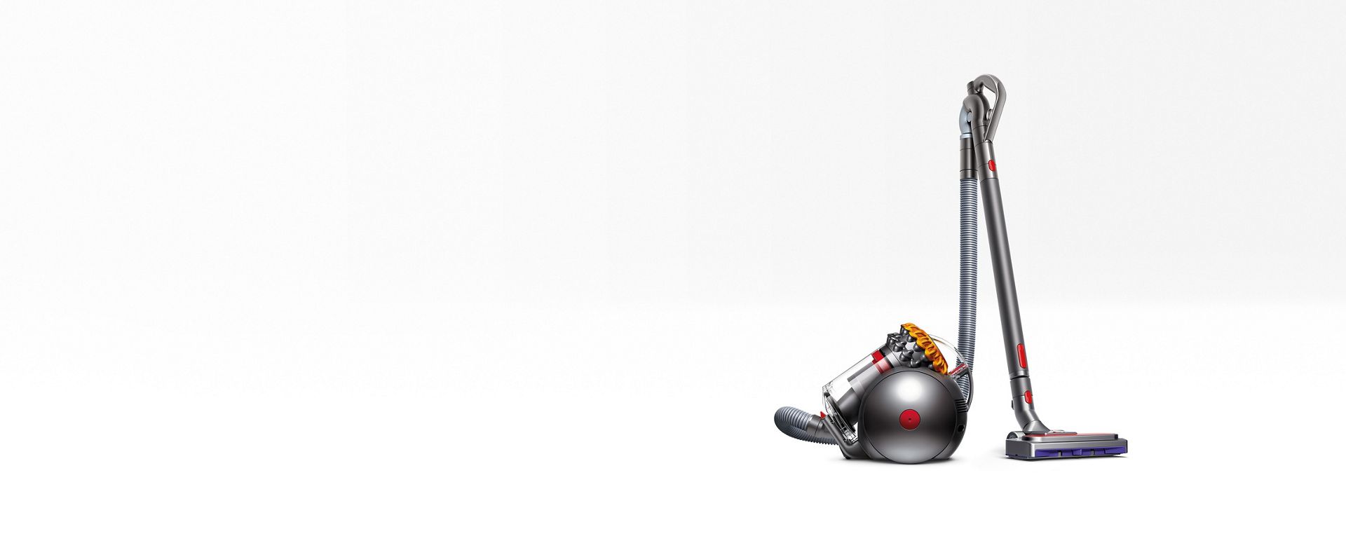 Dyson Big Ball vor einem weißen Hintergrund.