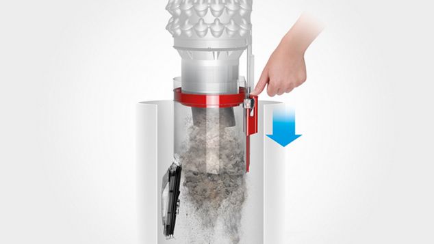 Big Ball Vacuum Cleaner bin release mechanism