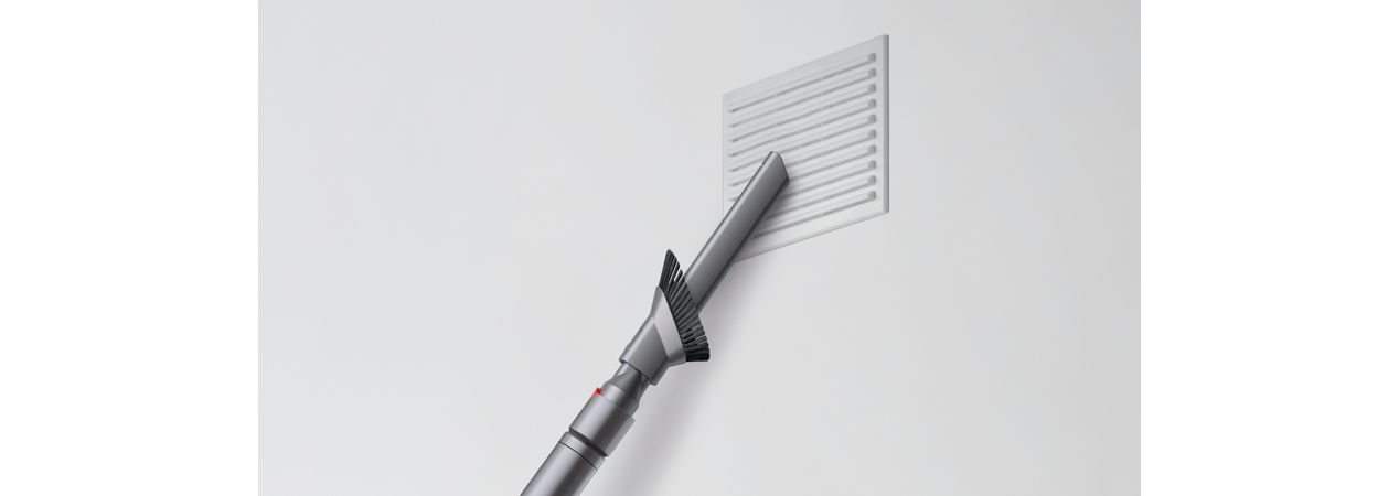 Multi-floor Vacuum Cleaner wand end on wall vent