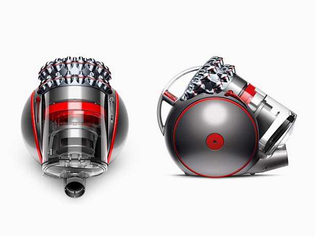 Dyson Cinetic Big Ball Absolute 2 Staubsauger vor einem weißen Hintergrund.