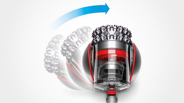 Darstellung eines Dyson Cinetic Big Ball Multi Floor 2, der sich automatisch aufrichtet.