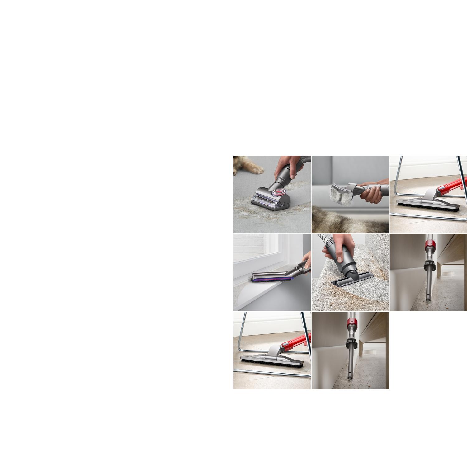 A range of Dyson-engineered tools and accessories