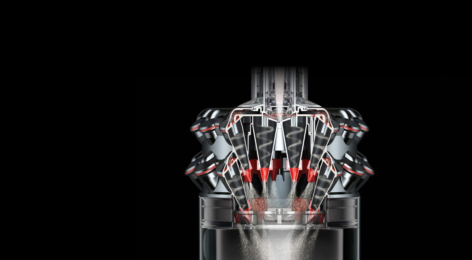 Radiographie de la technologie des cyclones Dyson