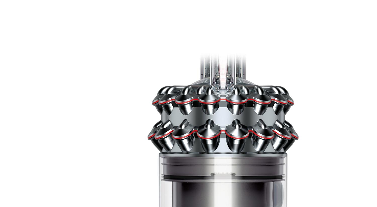 Gros plan de la technologie Dyson Cyclone