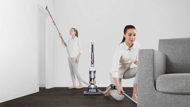Dyson Slim Ball Multi Floor vacuum cleaner instant release wand used in high up places and under furniture