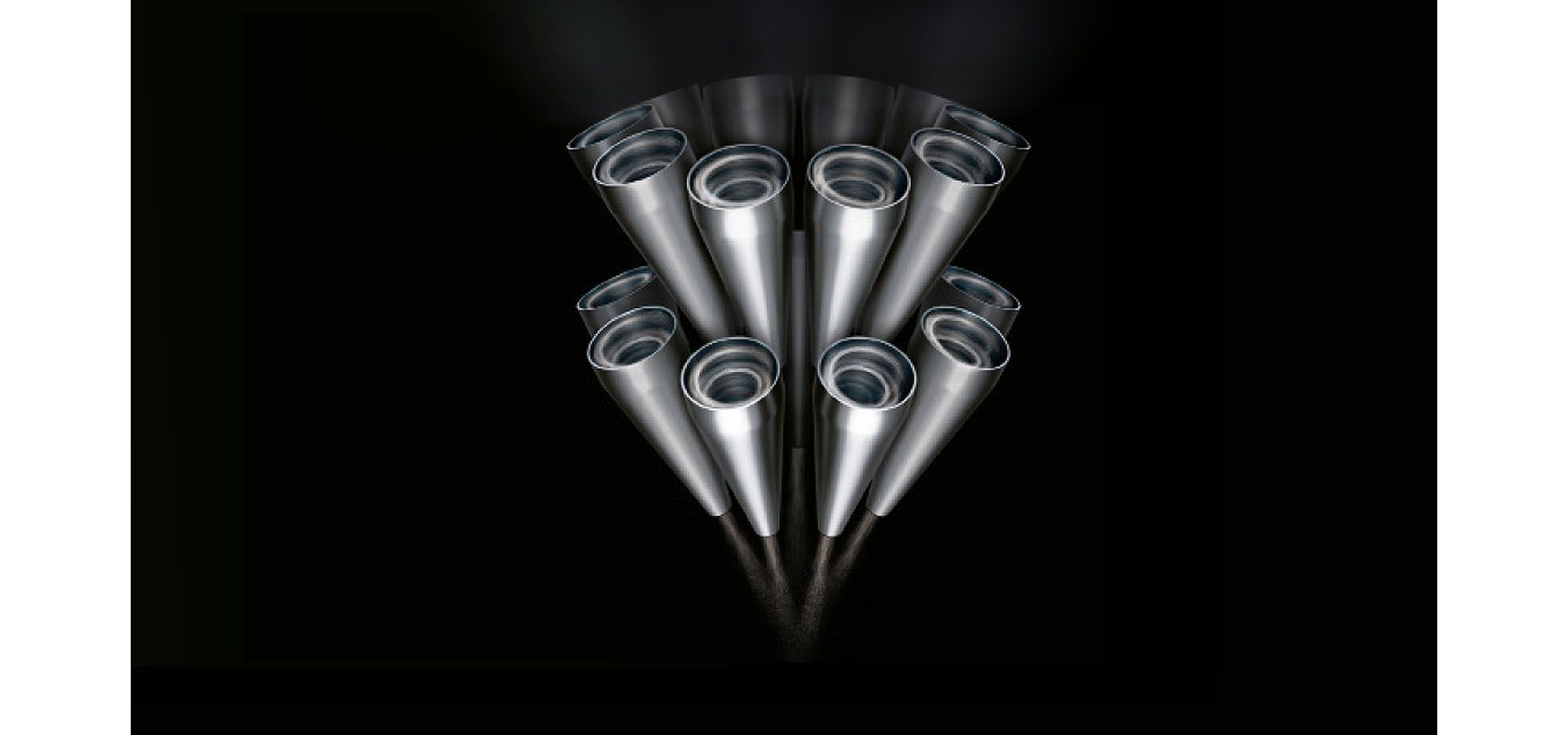 The Dyson Small Ball vacuum has 2 tiers comprising 19 cyclones that provide increased airflow for fine dust capture.