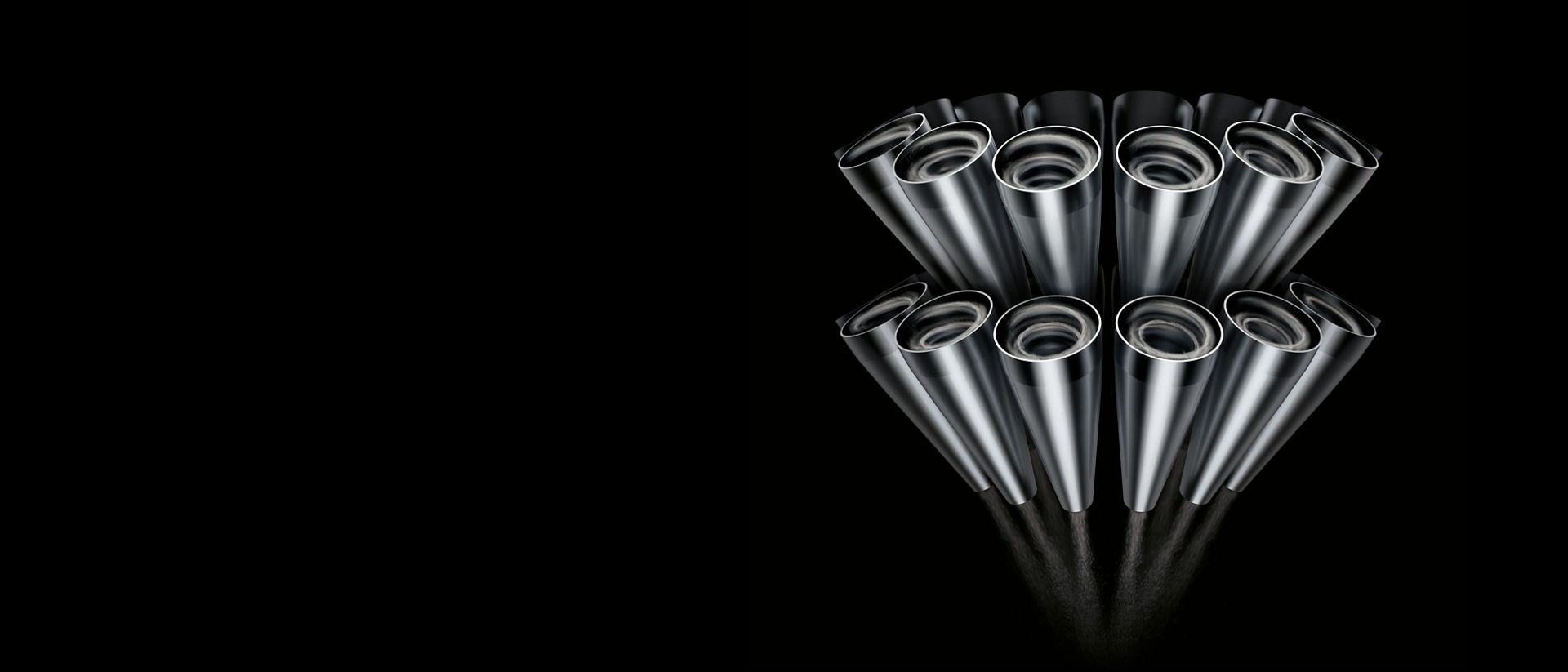 Close-up cutaway of the Radial Root Cyclone technology.