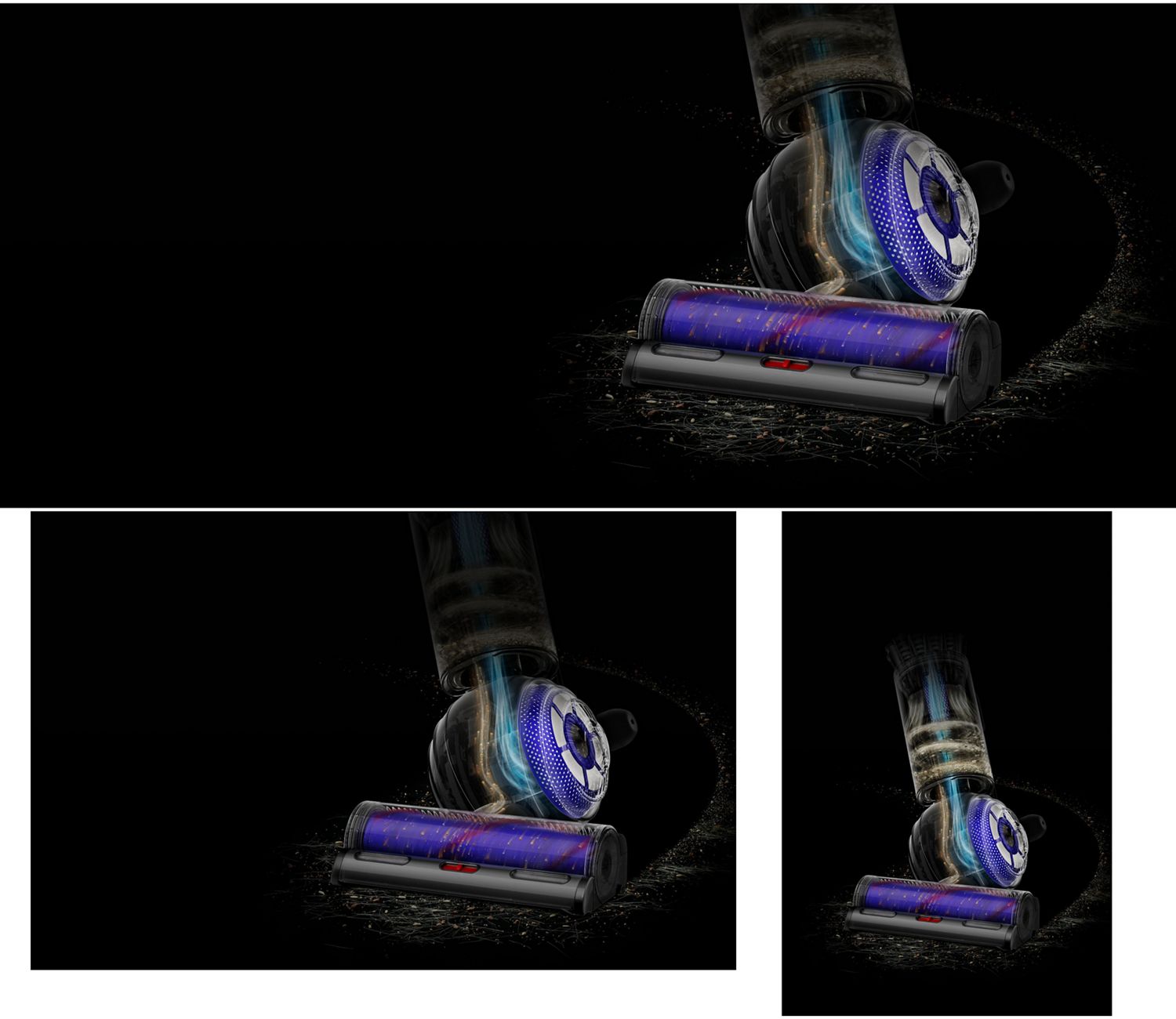 Cutaway showing the filtration system.