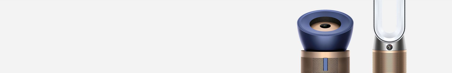 Dyson Purifier Big + Quiet Formaldehyde BP04 purifying fan and Purifier Hot+Cool HP09 Formaldehyde purifying fan heater.