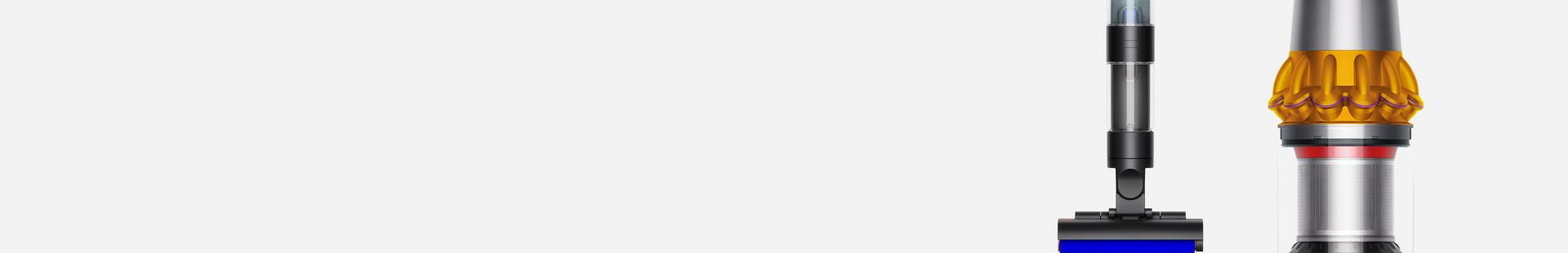 Dyson WashG1 wet floor cleaner and Dyson V15 Detect cordless vacuum.