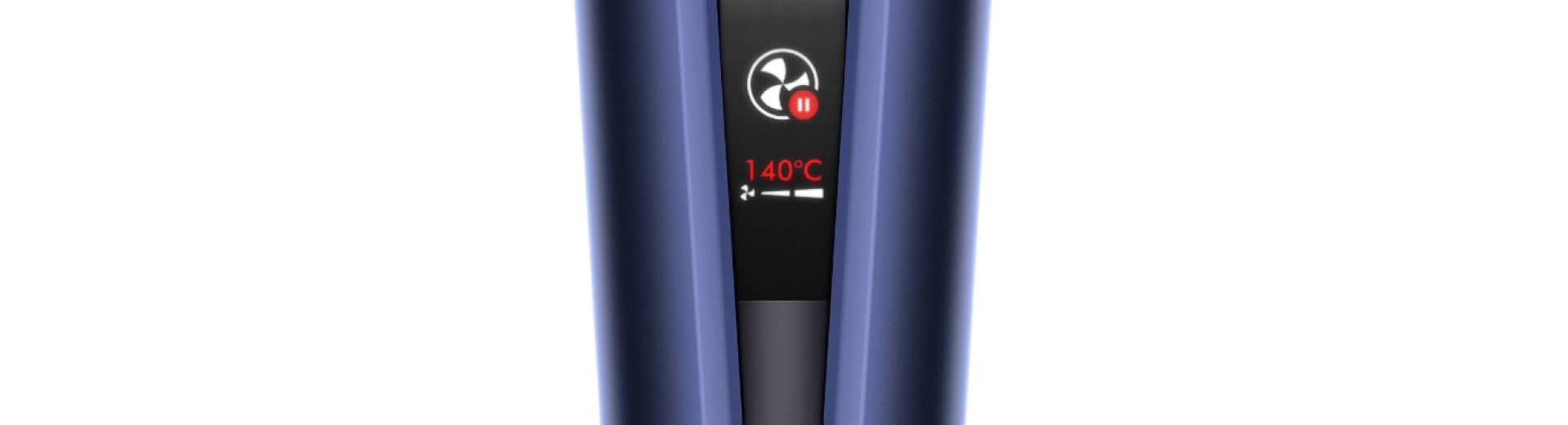 Close-up of the LCD screen.