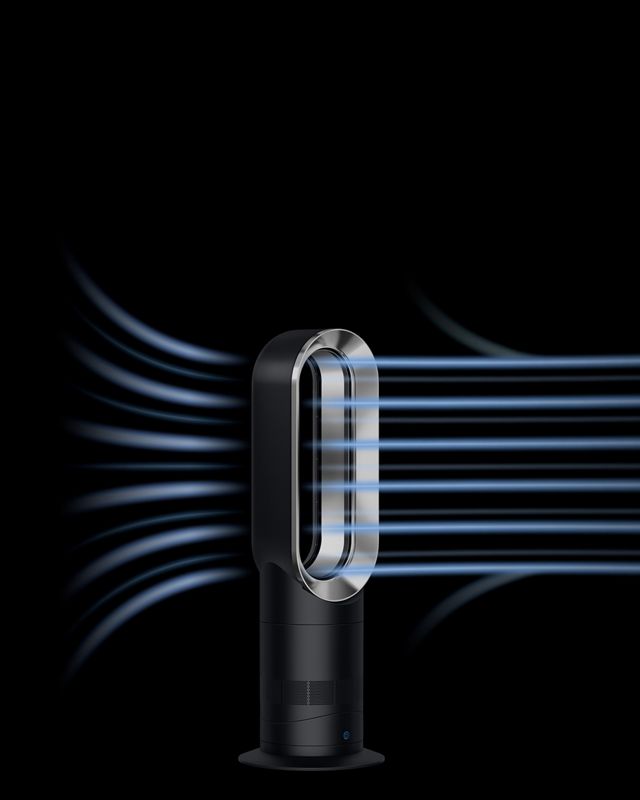 Dyson Hot+Cool™ Jet Focus fan heater (Satin Black/Nickel) | Dyson