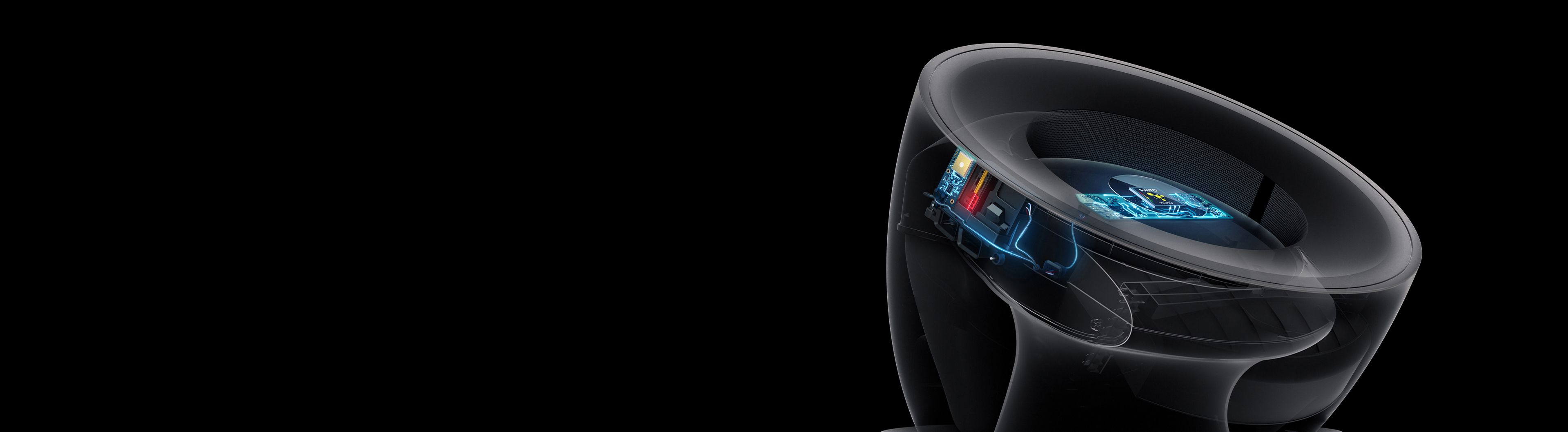 Cutaway of the Dyson Purifier Big+Quiet Formaldehyde's screen.