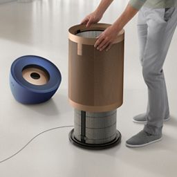 A model replacing the filter from the Dyson Purifier Big+Quiet Formaldehyde. A model replacing the filter from the Dyson Purifier Big+Quiet Formaldehyde.