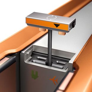 Gros plan sur l’étiquette Mode avion.