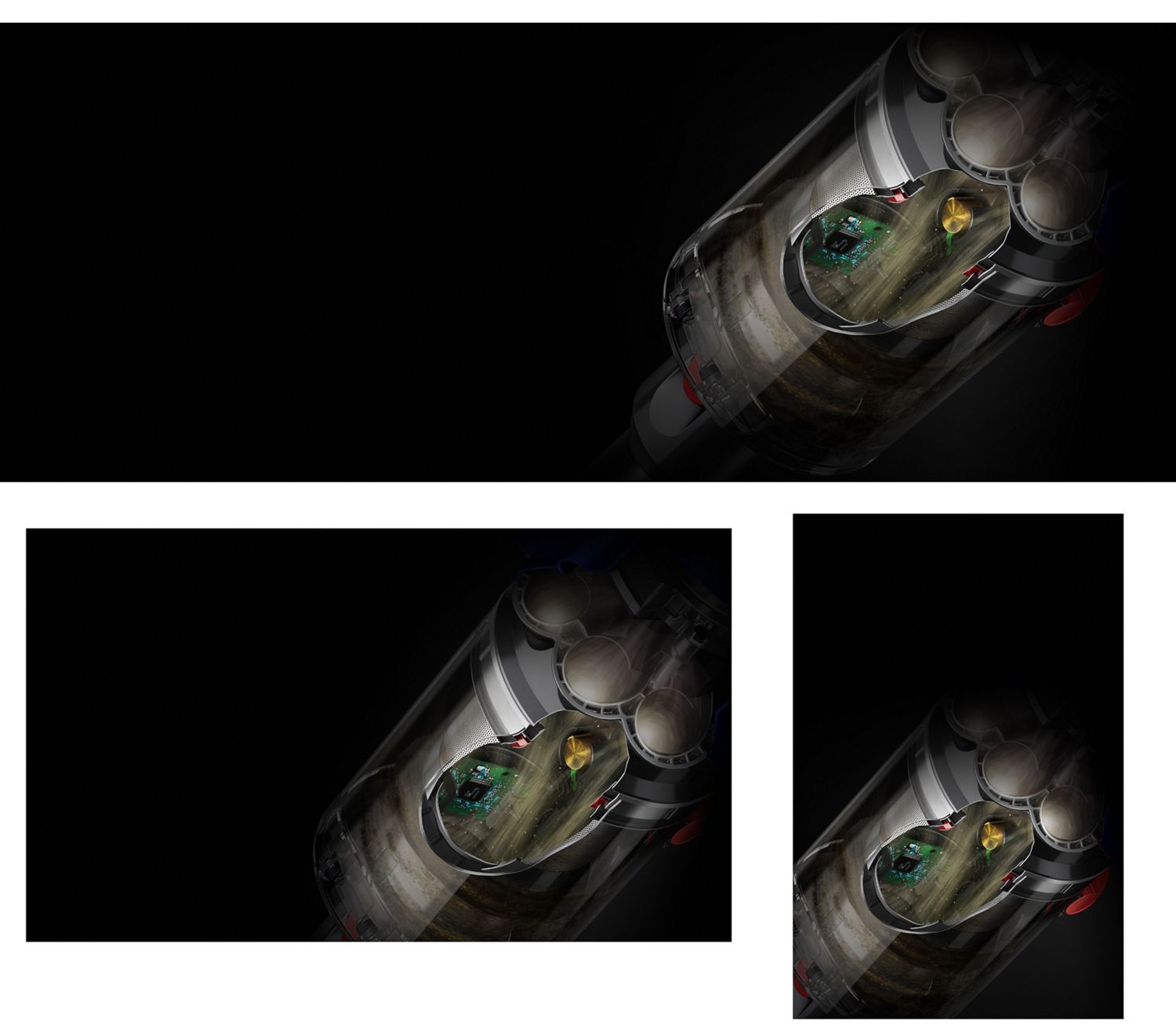 A cut-out of the Dyson V12 Detect Slim Absolute.