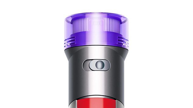 Close-up of the Power button.
