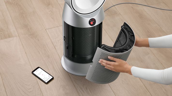 Dyson Purifier Hot+Cool purifying fan heater HP07 (White/Silver) | Dyson