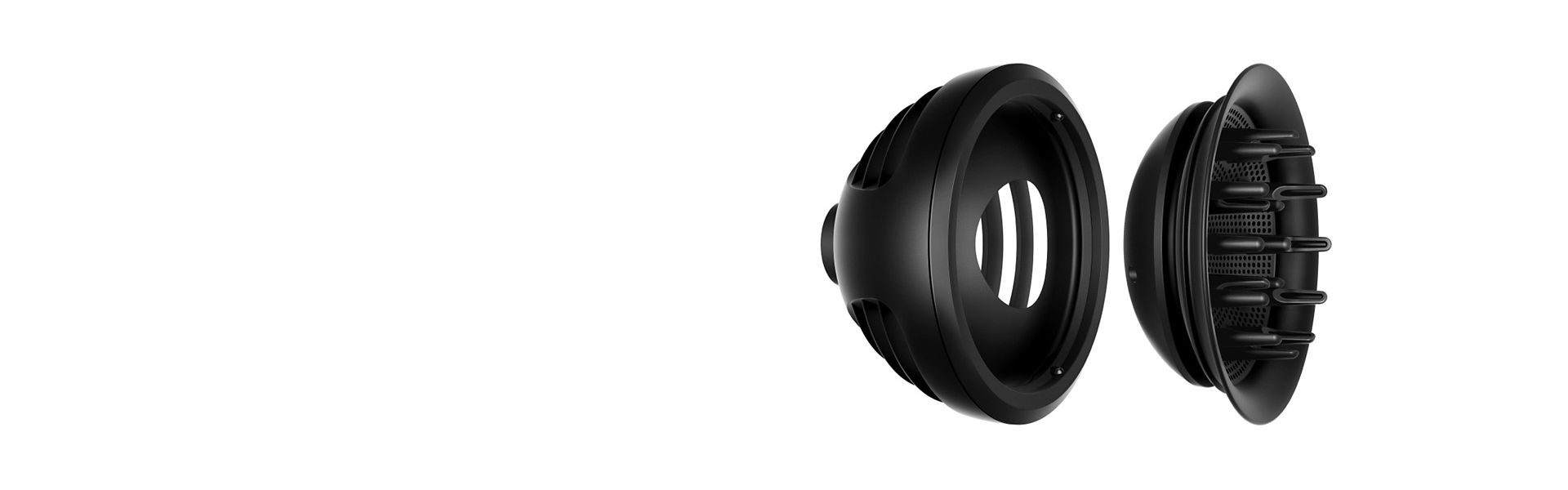 Wave+Curl-diffuseren set fra siden.