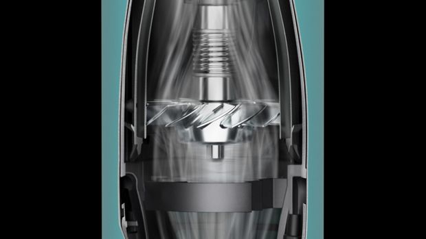 Technologia silnika Dyson Hyperdymium w rączce suszarki Dyson Supersonic Nural