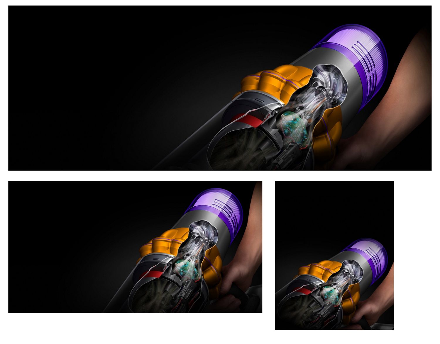 Cutaway of the Dyson V15s Detect Submarine showing the Hyperdymium motor. Cutaway of the Dyson V15s Detect Submarine showing the Hyperdymium motor.
