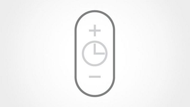 Close-up of sleep timer button