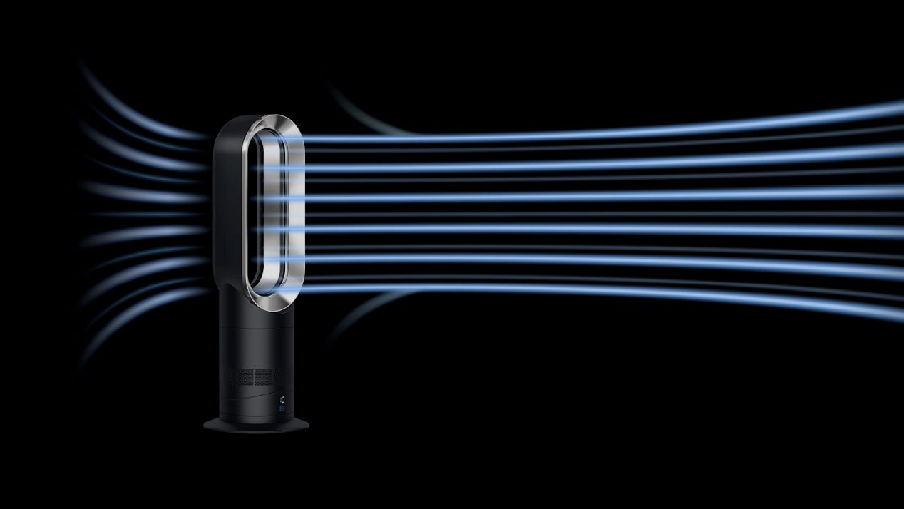 Air Multiplier technology demonstrating airflow