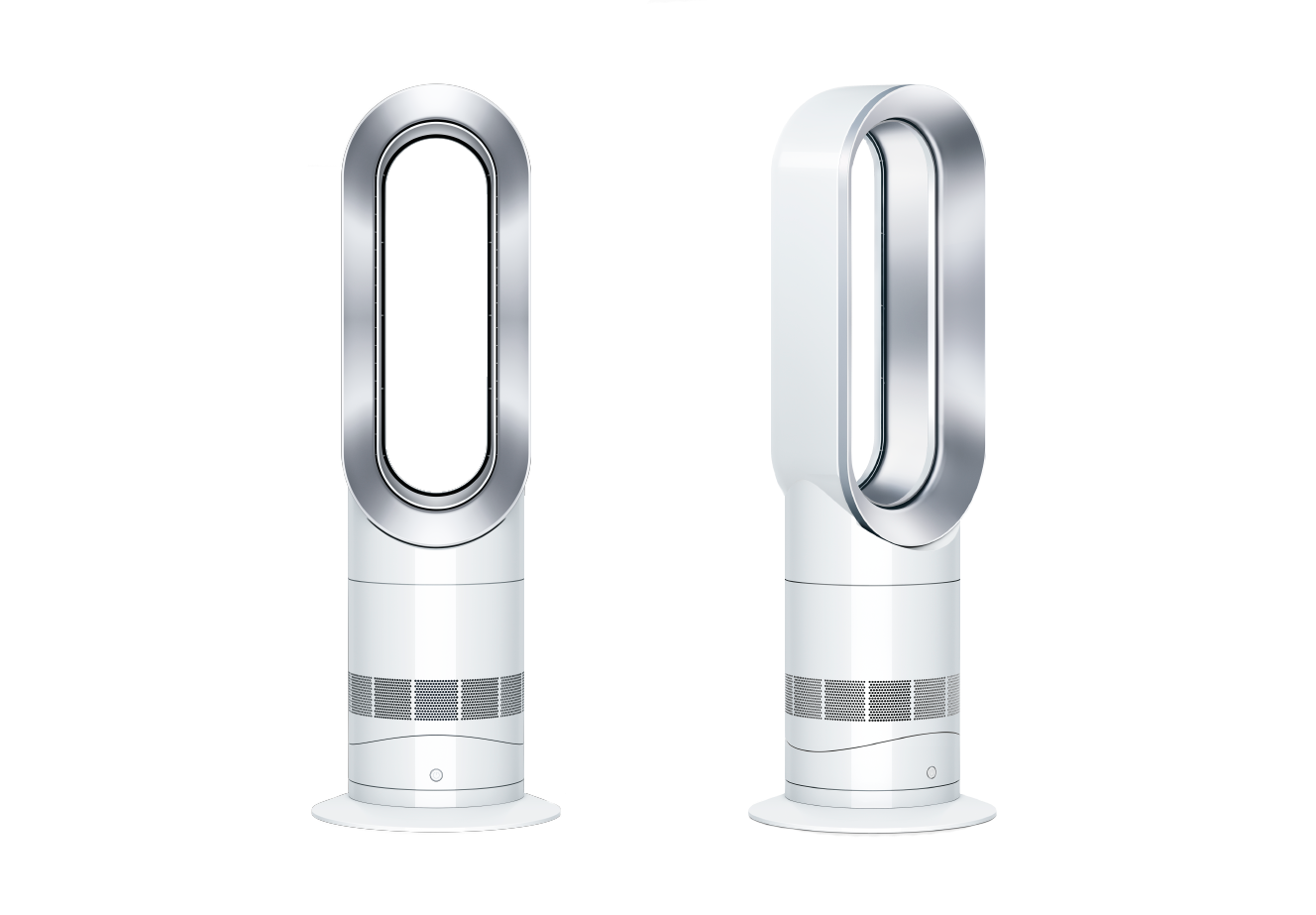 Dyson Hot+Cool™ Jet Focus fan heater AM09 (White/Silver) | Dyson