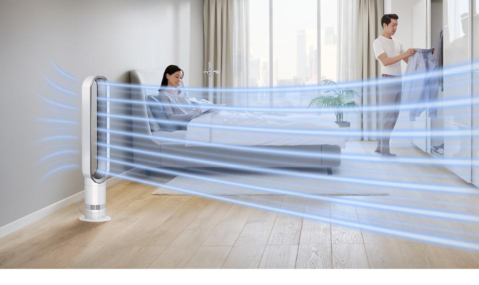 Cooling airflow from the Dyson Cool tower fan