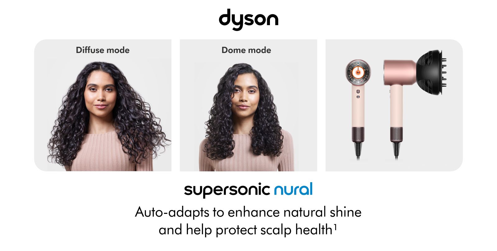 Резултат од стилизирање со Dyson Supersonic Nural Curly Coily