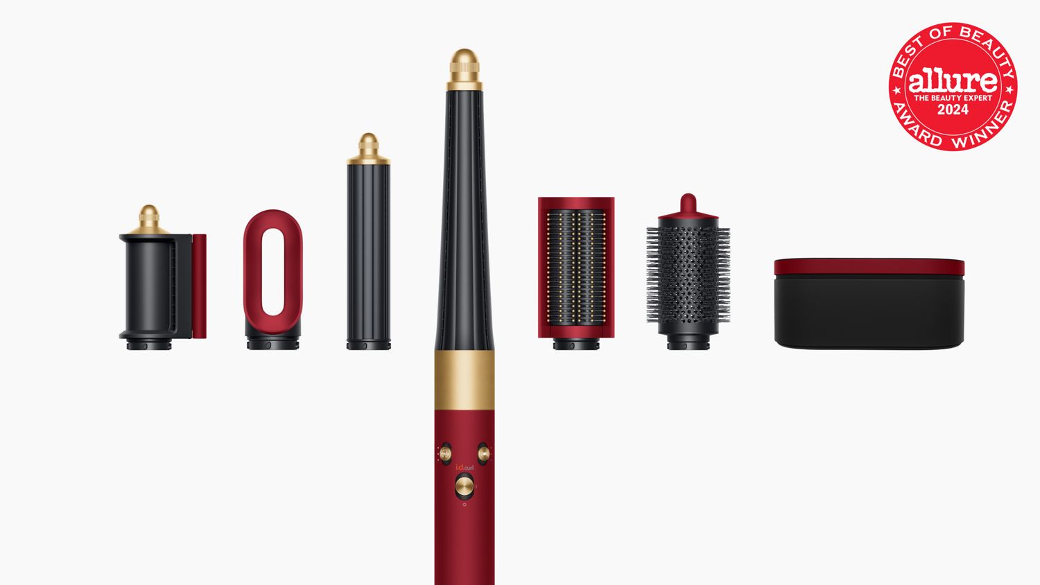 Dyson Airwrap i.d.™ multistyler and dryer Straight+Wavy (Red Velvet/Gold) Dyson