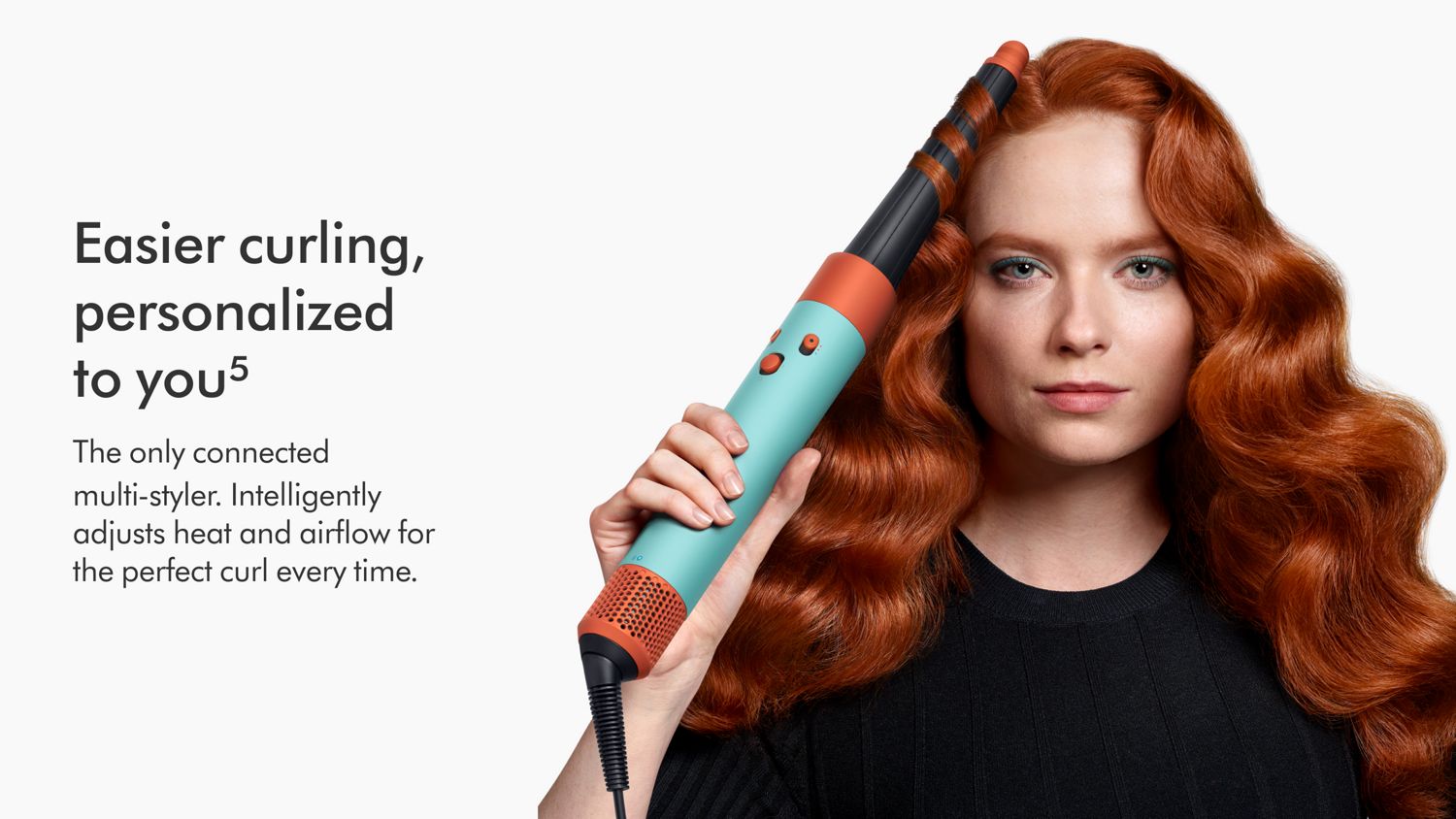 The Dyson Airwrap i.d. multi-styler and dryer in Red velvet and gold with Presentation case.